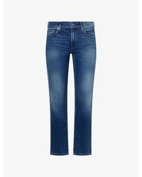 PAIGE - Lennox Slim-Fit Stretch-Denim Jeans - Lyst