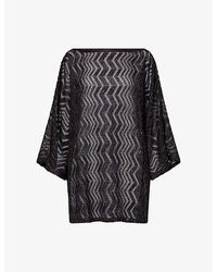 Missoni - Sequinned Lamé Knitted Kaftan - Lyst