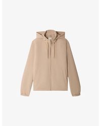 Sandro - Hooded Zip-Up Shell Jacket - Lyst