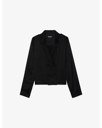Zadig & Voltaire - Tussi V-Neck Woven Shirt - Lyst