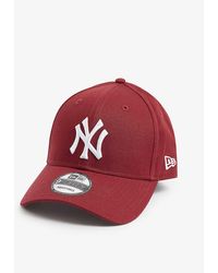 KTZ - 9forty New York Yankees Brand-embroide Cotton-canvas Baseball Cap - Lyst