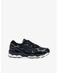 Asics - Gel-Nyc Suede And Mesh Trainers - Lyst