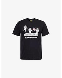 A Bathing Ape - Moon Landing Crew-Neck Regular-Fit Cotton-Jersey T-Shirt - Lyst