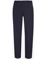Acne Studios - Straight-leg Mid-rise Woven Trousers - Lyst