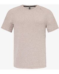 lululemon - License To Train Brand-print Stretch Recycled-polyester Blend T-shirt X - Lyst