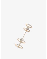 Messika - Glam'Azone Double Diamond Pavé Ring - Lyst
