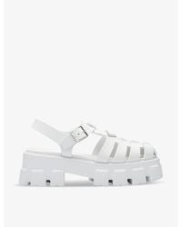 Prada - Rubber Platform Sandals 55 - Lyst