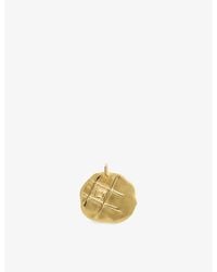 Monica Vinader - Journey 18Ct Vermeil Pendant - Lyst