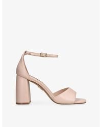 Steve Madden - Missty 017 Leather Heeled Sandals - Lyst