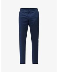 Orlebar Brown - Griffon Tailored-fit Cotton-blend Trousers - Lyst