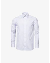 Eton - Business Point-Collar Regular-Fit Cotton-Poplin Shirt - Lyst