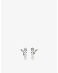 Shaun Leane - Serpent Trace Sterling Mini Hoop Earrings - Lyst
