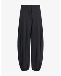 ME+EM - Pleated Balloon-Leg Woven Trousers - Lyst