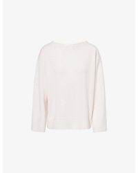 Reformation - Beverly Round-Neck Cashmere And Wool-Blend Jumper - Lyst