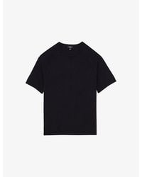 Reiss - Brook Raglan-Sleeve Merino-Wool T-Shirt - Lyst