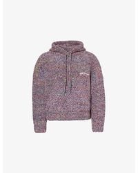 Cole Buxton - Oversized Recycled-Polyester Blend Stretch-Boucle Knit Hoody - Lyst