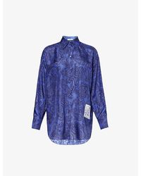 Zimmermann - Ottie Paisley-print Silk Shirt - Lyst