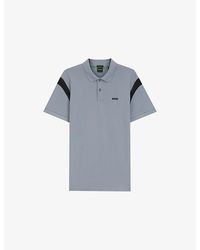 BOSS - Logo-Embroidered Short-Sleeve Cotton Polo - Lyst