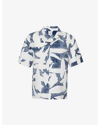 Paul Smith - Vaycay Graphic-print Woven-blend Shirt - Lyst