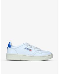 Autry - White/vy Medalist Low-top Leather Trainers - Lyst