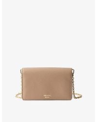 Prada - Saffiano Leather Mini Bag - Lyst