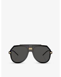 Dolce & Gabbana - Dg6195 Pilot-frame Injected Sunglasses - Lyst