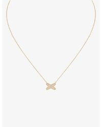 Chaumet - Jeux De Liens 18-Carat And Diamond Pendant Necklace - Lyst