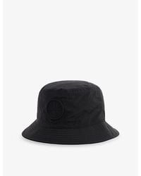 Stone Island - Compass Brand-Embroidery Woven Bucket Hat - Lyst