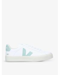 Veja - Women's Campo Leather And Suede Low-top Trainers - Lyst