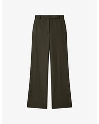 JOSEPH - Yukio Straight-Leg Stretch-Woven Trousers - Lyst
