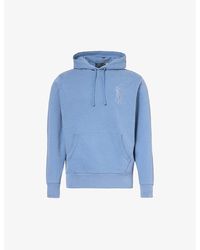 Polo Ralph Lauren - Logo-embroidered Cotton-jersey Hoody - Lyst