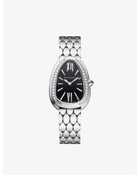 BVLGARI - Serpenti Seduttori Stainless-Steel Quartz Watch - Lyst