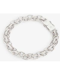 Tom Wood - Vintage Rhodium-plated Sterling- Chain Bracelet - Lyst