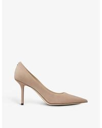 Jimmy Choo - Love 85 Suede-Leather Heeled Pumps - Lyst