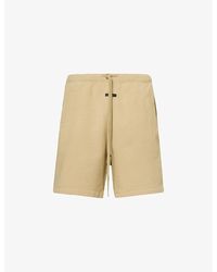 Fear Of God - Brand-patch Relaxed-fit Cotton-jersey Shorts X - Lyst