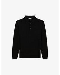Reiss - Trafford Polo-Collar Slim-Fit Merino-Wool Jumper - Lyst