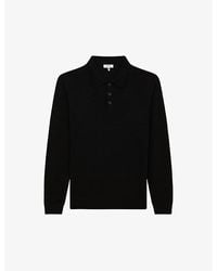 Reiss - Trafford Polo-Collar Slim-Fit Merino-Wool Jumper - Lyst