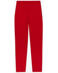 Ted Baker - Manabut Slim-fit High-rise Stretch-woven Trousers - Lyst