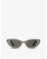 Gentle Monster - Conic G10 Cat-Eye Branded Arm Acetate Sunglasses - Lyst