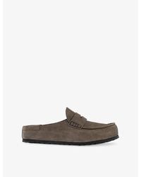 Birkenstock - Naples Wrapped Suede Clogs - Lyst