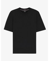 BOSS - Short-Sleeved Knitted Wool T-Shirt - Lyst