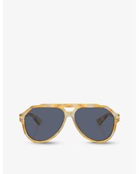Dolce & Gabbana - Dg4452 Aviator Acetate Sunglasses - Lyst