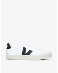 Veja - Campo Leather And Coated-Canvas Low-Top Trainers - Lyst