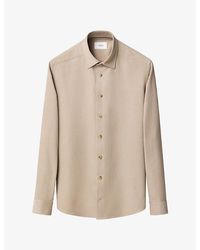 Eton - Solid Corduroy Casual-Fit Cotton Shirt - Lyst