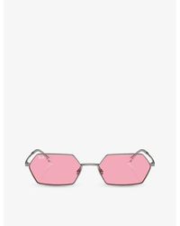 Ray-Ban - Rb3728 Yevi Irregular-frame Metal Sunglasses - Lyst