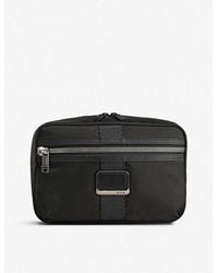 Tumi Black Sadler Fabric And Leather Briefcase