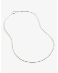 Monica Vinader - Snake Sterling- Chain Necklace - Lyst