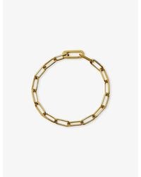Missoma - Classic Paperclip 18Ct Pvd Plated Stainless-Steel Chain Bracelet - Lyst