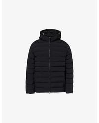Arne - Short Tech Hooded Padded Jacket - Lyst