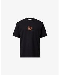 Stone Island - Vertical Logo-Print Short-Sleeve Cotton-Jersey T-Shirt - Lyst
